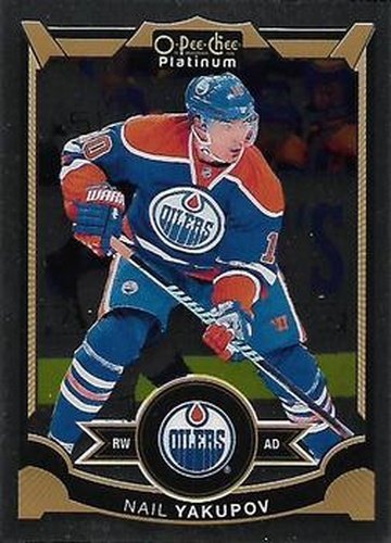 #58 Nail Yakupov - Edmonton Oilers - 2015-16 O-Pee-Chee Platinum Hockey