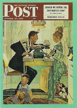 #58 Election Day - 1993 Comic Images Norman Rockwell Saturday Evening Post