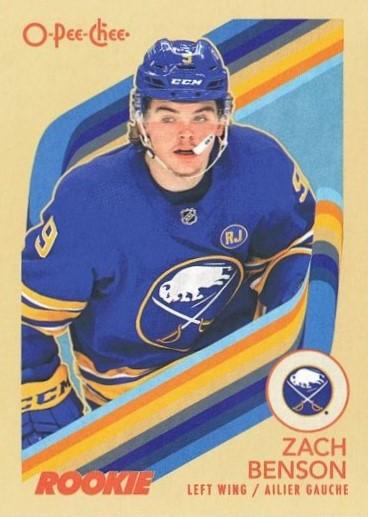 #591 Zach Benson - Buffalo Sabres - 2023-24 O-Pee-Chee - Retro Hockey