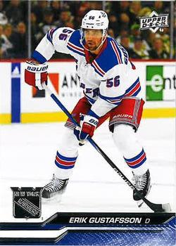 #592 Erik Gustafsson - New York Rangers -2023-24 Upper Deck Hockey