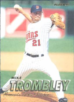 #593 Mike Trombley - Minnesota Twins - 1997 Fleer Baseball