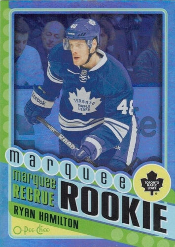 #594 Ryan Hamilton - Toronto Maple Leafs - 2012-13 O-Pee-Chee - Rainbow Hockey