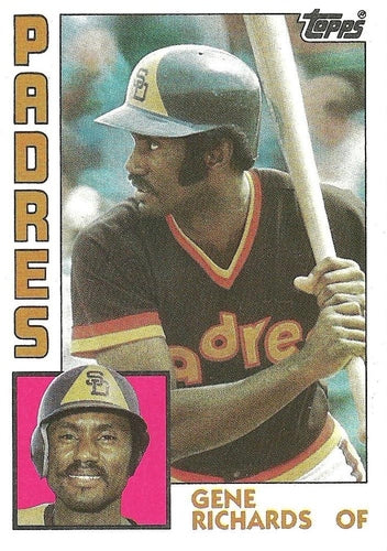 #594 Gene Richards - San Diego Padres - 1984 Topps Baseball