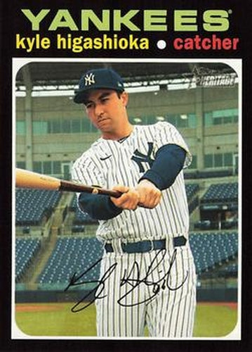 #594 Kyle Higashioka - New York Yankees - 2020 Topps Heritage Baseball