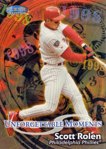 #595 Scott Rolen - Philadelphia Phillies - 1998 Fleer Tradition Baseball