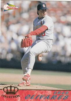 #595 Omar Olivares - St. Louis Cardinals - 1994 Pacific Baseball