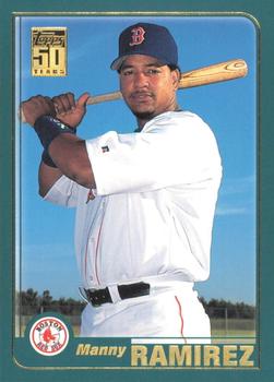 #596 Manny Ramirez - Boston Red Sox - 2001 Topps Baseball