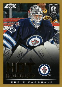 #596 Edward Pasquale - Winnipeg Jets - 2013-14 Score - Gold Hockey