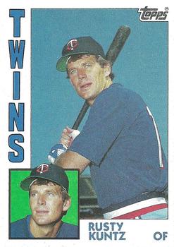 #598 Rusty Kuntz - Minnesota Twins - 1984 Topps Baseball