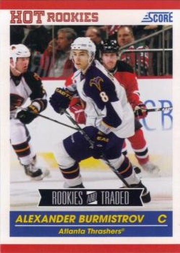 #599 Alexander Burmistrov - Atlanta Thrashers - 2010-11 Score Hockey