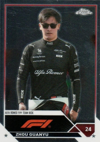 #59 Zhou Guanyu - Alfa Romeo F1 Team Kick - 2023 Topps Chrome Formula 1 Racing