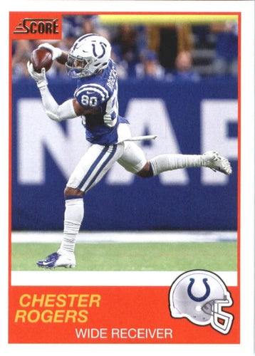 #59 Chester Rogers - Indianapolis Colts - 2019 Score Football