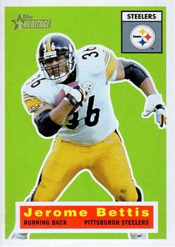 #59 Jerome Bettis - Pittsburgh Steelers - 2001 Topps Heritage Football