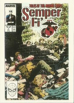 #59 Semper Fi' - 1991 Comic Images Marvel Comics First Covers II