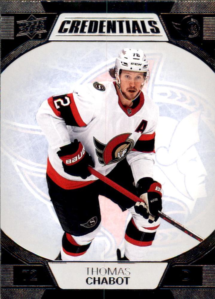 #59 Thomas Chabot - Ottawa Senators - 2022-23 Upper Deck Credentials Hockey