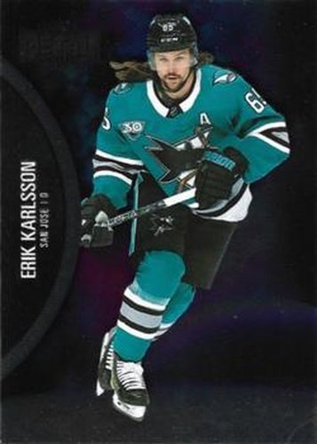 #59 Erik Karlsson - San Jose Sharks - 2021-22 Skybox Metal Universe Hockey