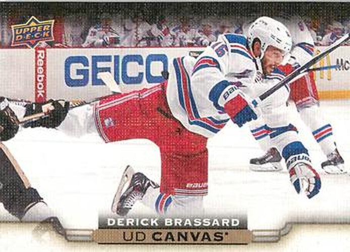#C59 Derick Brassard - New York Rangers - 2015-16 Upper Deck - UD Canvas Hockey