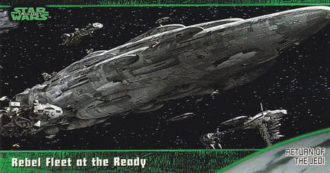 #59 Rebel Fleet at the Ready - 1997 Topps Widevision Star Wars Trilogy