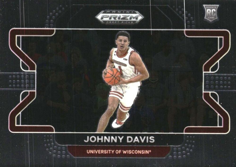#59b Johnny Davis - Wisconsin Badgers - 2022 Panini Prizm Draft Picks Basketball