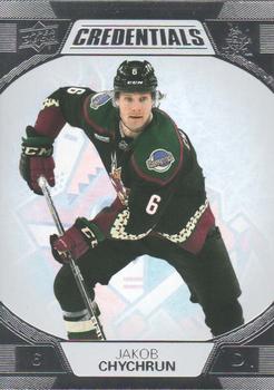 #5 Jakob Chychrun - Arizona Coyotes - 2022-23 Upper Deck Credentials Hockey