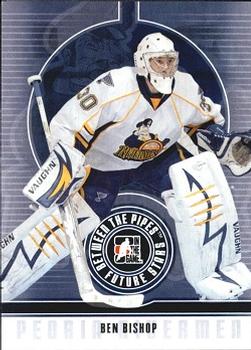 #5 Ben Bishop - Peoria Rivermen - 2008-09 In The Game Between The Pipes Hockey