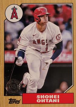 #87TBU-5 Shohei Ohtani - Los Angeles Angels - 2022 Topps Update - 1987 Topps Baseball 35th Anniversary Baseball