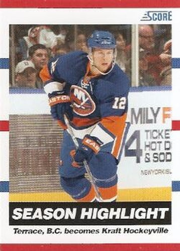 #5 Josh Bailey - New York Islanders - 2010-11 Score Hockey