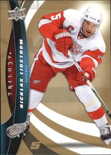 #5 Nicklas Lidstrom - Detroit Red Wings - 2009-10 Upper Deck Trilogy Hockey