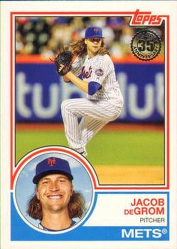 #83-5 Jacob deGrom - New York Mets - 2018 Topps - 1983 Topps Baseball 35th Anniversary Baseball