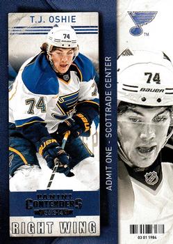 #5 T.J. Oshie - St. Louis Blues - 2013-14 Panini Contenders Hockey