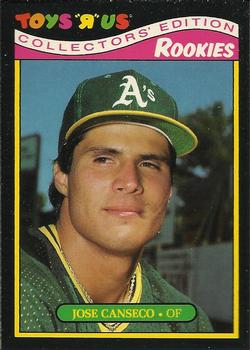 #5 Jose Canseco - Oakland Athletics - 1987 Topps Toys "R" Us Rookies Baseball