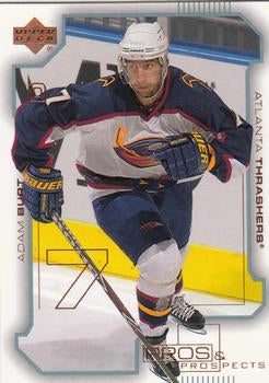 #5 Adam Burt - Atlanta Thrashers - 2000-01 Upper Deck Pros & Prospects Hockey