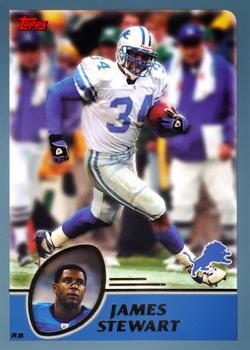 #5 James Stewart - Detroit Lions - 2003 Topps Football