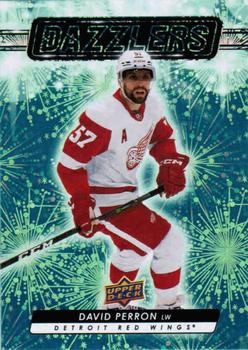 #DZ-5 David Perron - Detroit Red Wings - 2023-24 Upper Deck - Dazzlers Green Hockey