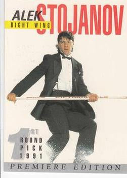 #5 Alek Stojanov - 1991 Arena Draft Picks Hockey