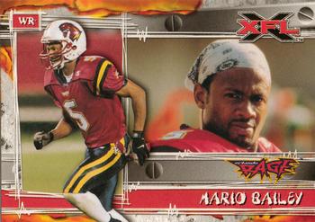 #5 Mario Bailey - Orlando Rage - 2001 Topps XFL Football