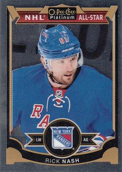 #5 Rick Nash - New York Rangers - 2015-16 O-Pee-Chee Platinum Hockey