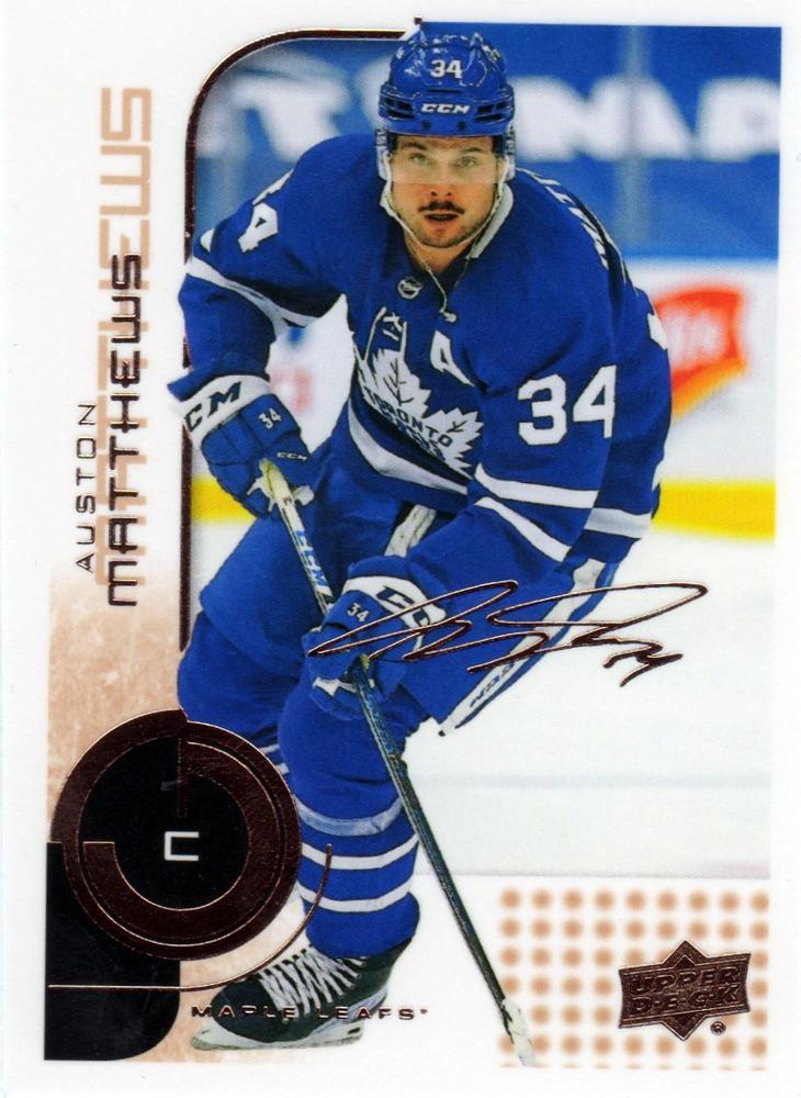 #5 Auston Matthews - Toronto Maple Leafs - 2022-23 Upper Deck MVP - 20th Anniversary Hockey