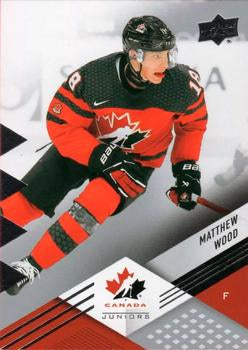 #5 Matthew Wood - Canada - 2024 Upper Deck Team Canada Juniors Hockey