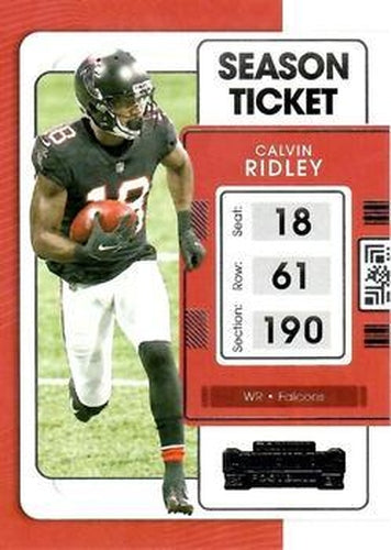 #5 Calvin Ridley - Atlanta Falcons - 2021 Panini Contenders Football