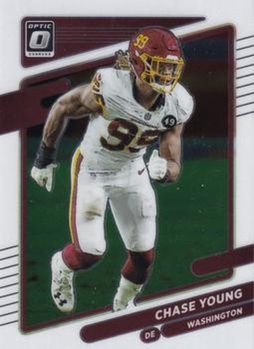 #5 Chase Young - Washington Football Team - 2021 Donruss Optic Football