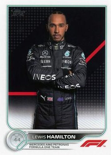 #5 Lewis Hamilton - Mercedes-AMG Petronas F1 - 2022 Topps Formula 1 Racing