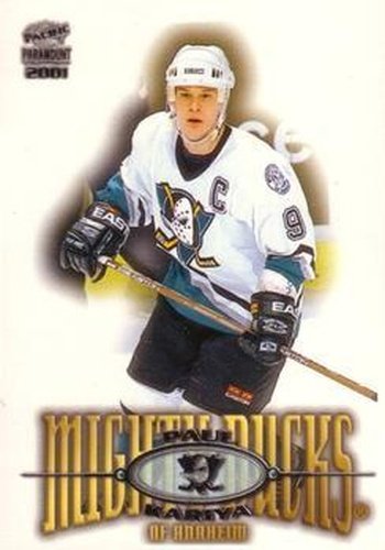 #5 Paul Kariya - Anaheim Mighty Ducks - 2000-01 Pacific Paramount Hockey