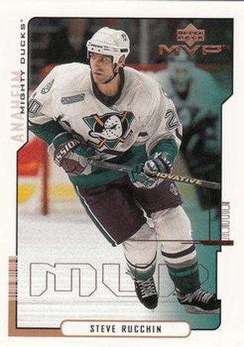 #5 Steve Rucchin - Anaheim Mighty Ducks - 2000-01 Upper Deck MVP Hockey