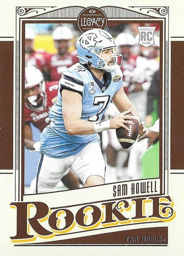 #5 Sam Howell - North Carolina Tar Heels - 2022 Panini Chronicles Draft Picks - Legacy Rookies Football
