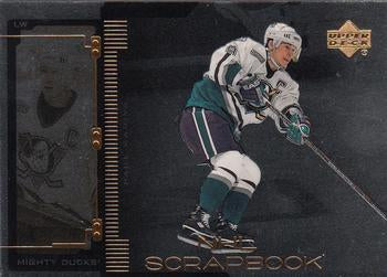 #SB-5 Paul Kariya - Anaheim Mighty Ducks - 1999-00 Upper Deck - NHL Scrapbook Hockey