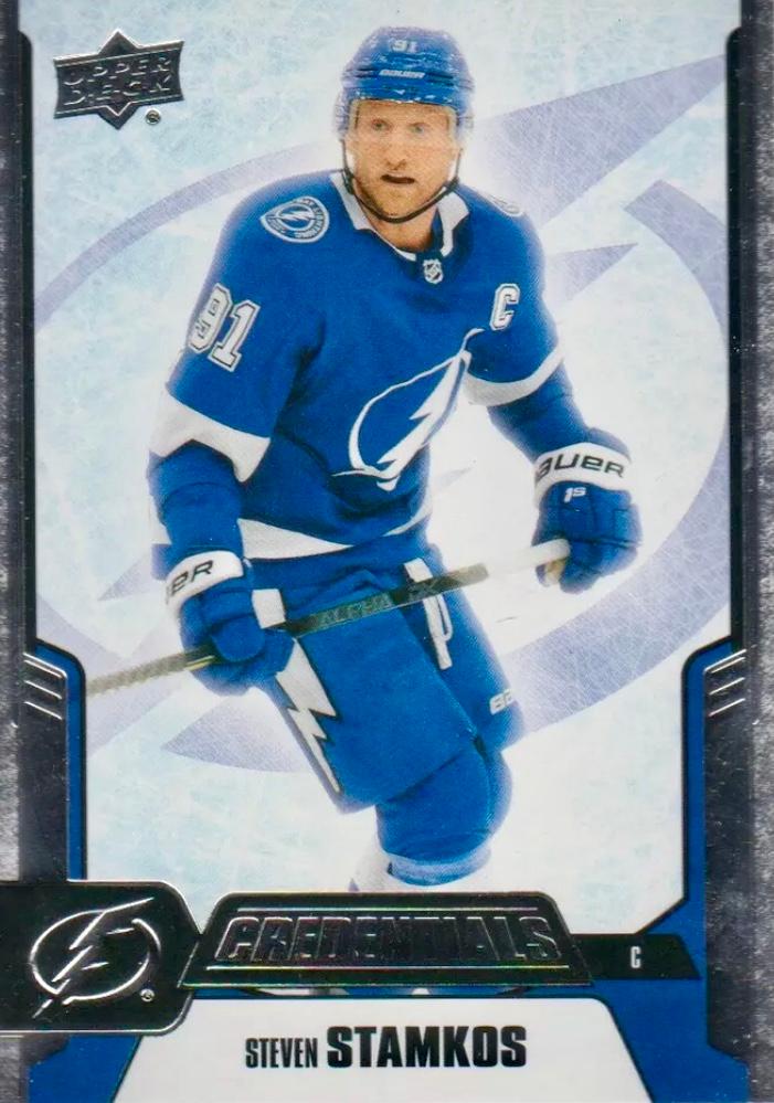#5 Steven Stamkos - Tampa Bay Lightning - 2019-20 Upper Deck Credentials Hockey