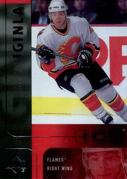 #5 Jarome Iginla - Calgary Flames - 2001-02 Upper Deck Ice Hockey