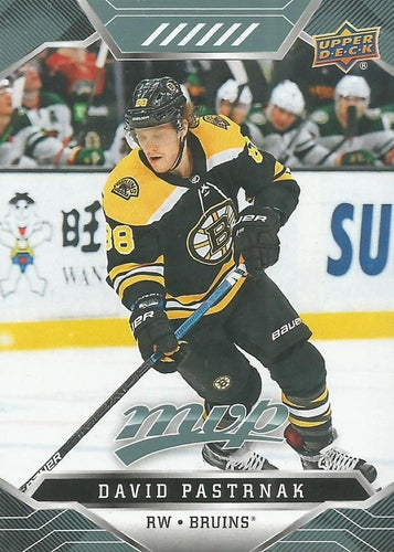 #5 David Pastrnak - Boston Bruins - 2019-20 Upper Deck MVP Hockey