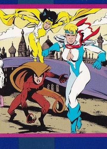 #5 Justice League International - 1993 SkyBox DC Cosmic Teams